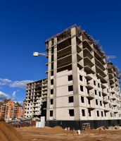 Корпус 8: монолитные работы, кладка стен